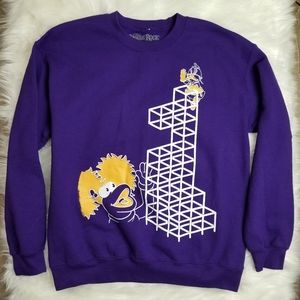 🌻Fraggle Rock Jim Henson Sweatshirt Purple  M